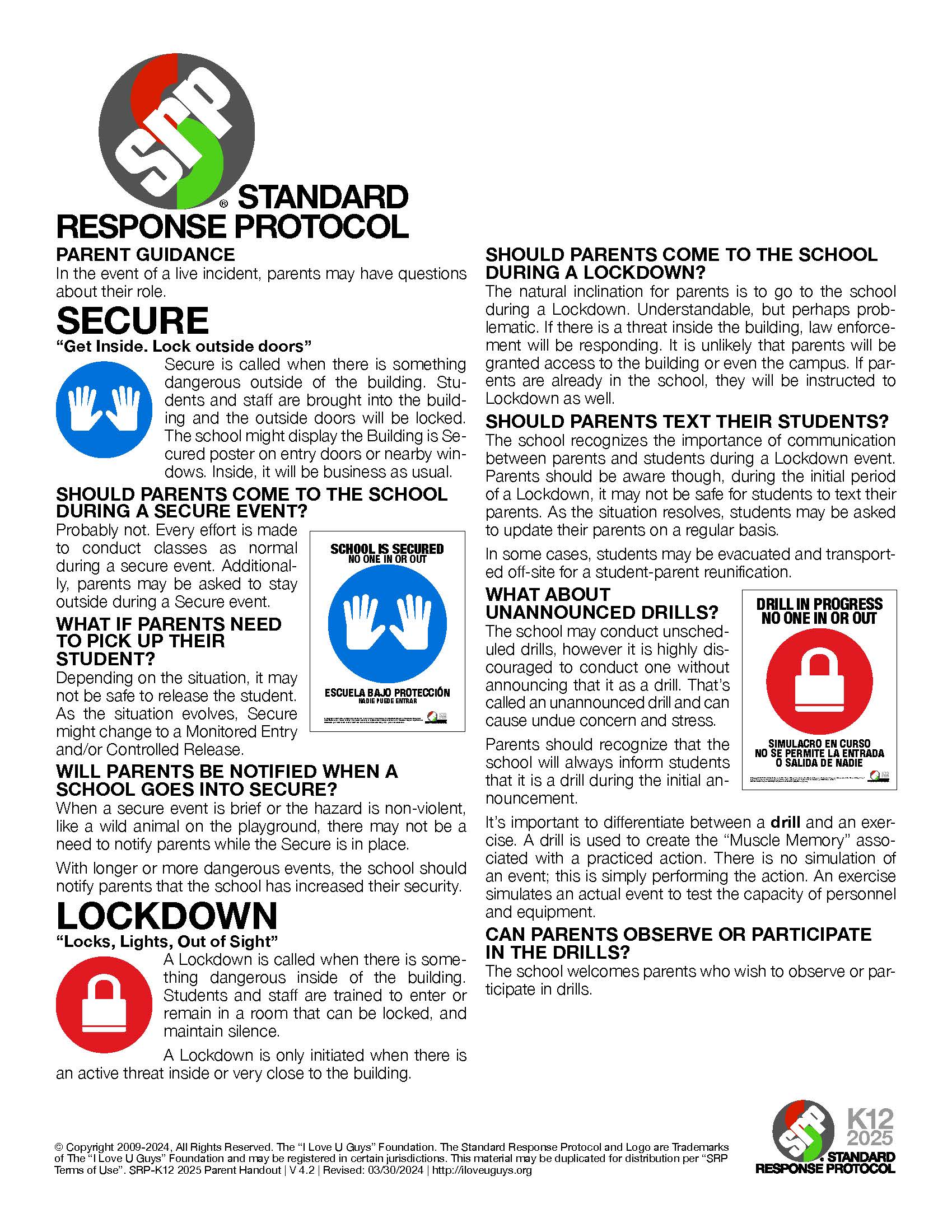 Standard Response Protocol 2